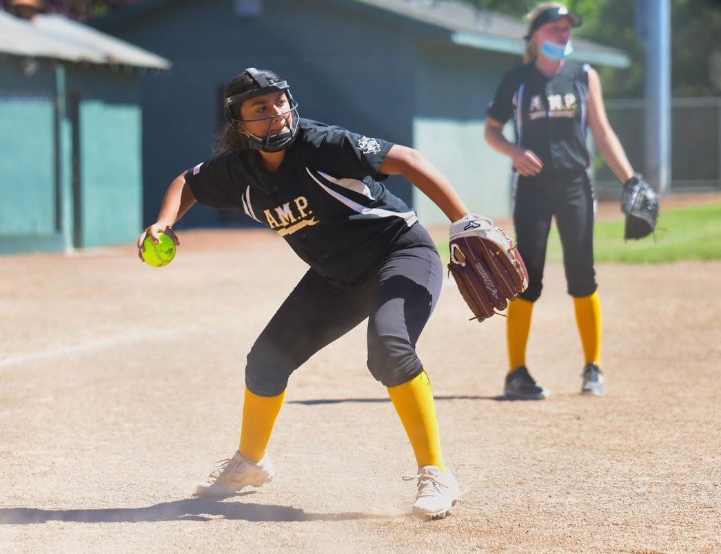A.M.P. Construction pitcher Dessiana Garcia
